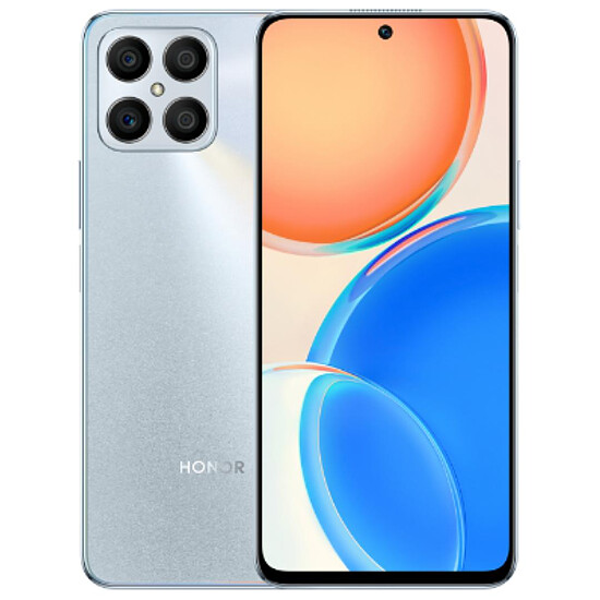 Smartphone Honor X8 4G (Argent) - 128 Go