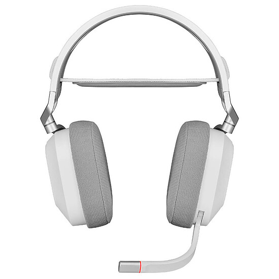 Casque micro Corsair HS80 RGB Wireless - Blanc - Autre vue