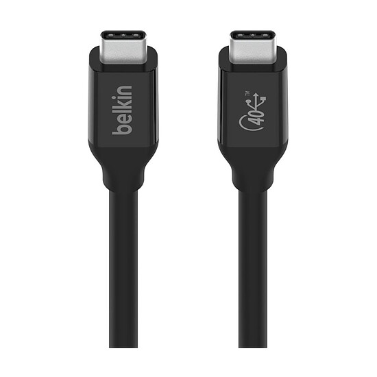 Câble USB Belkin Câble USB-C 4.0 40 Gbps - Mâle/Mâle - 80 cm - Autre vue