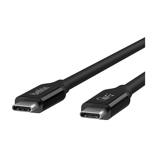 Câble USB Belkin Câble USB-C 4.0 40 Gbps - Mâle/Mâle - 80 cm - Autre vue