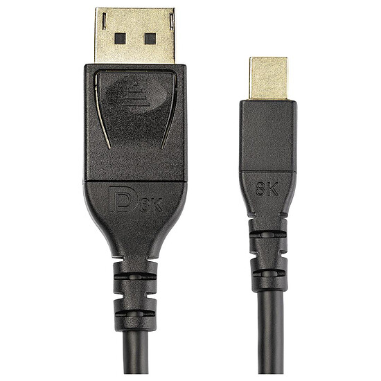 Câble DisplayPort StarTech.com Câble Mini DisplayPort mâle / DisplayPort 1.4 mâle 8K 60Hz ou 4K 120Hz - 1 m - Autre vue
