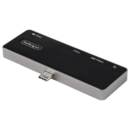Adaptateur USB StarTech.com Adaptateur multiport USB-C vers HDMI 4K 60 Hz, Hub 3 ports USB 3.0, Audio et Power Delivery 100W - Autre vue