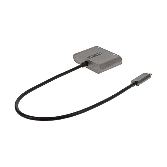 Hub USB StarTech.com Hub USB-C vers 4K 60Hz HDMI + 2 ports USB (1 x USB Type A + 1 x USB Type C) avec Power Delivery 100 W - Autre vue