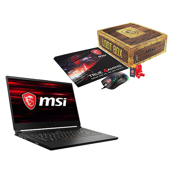 PC portable MSI GS65 Stealth Thin 9SD-1677XFR + MSI Loot Box Pack S OFFERT !