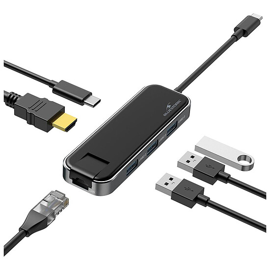 Adaptateur USB Bluestork Hub Office - Autre vue