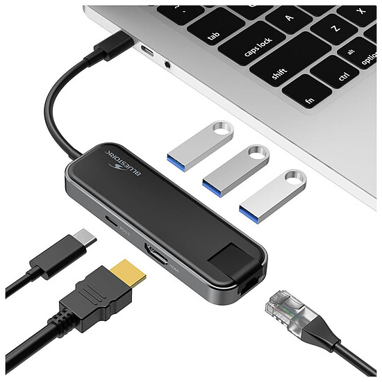 Adaptateur USB Bluestork Hub Office - Autre vue