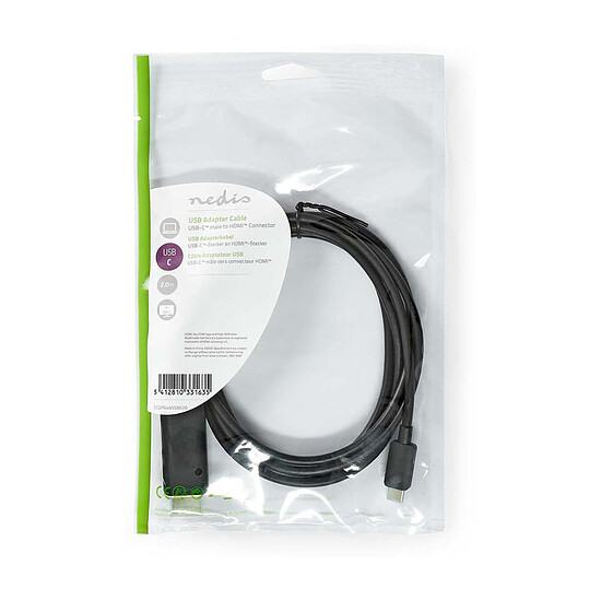 Adaptateur HDMI Nedis Adaptateur USB-C vers HDMI - 2 m - Autre vue