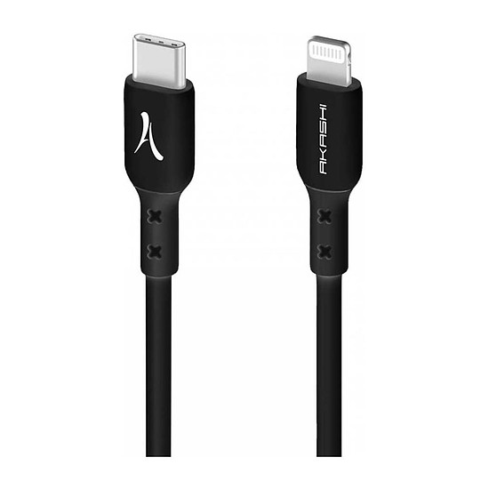 Adaptateurs et câbles Akashi Câble renforcé USB-C vers Lightning - 1.5 m
