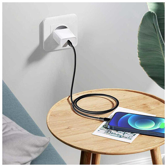 Adaptateurs et câbles Akashi Câble renforcé USB-C vers Lightning - 1.5 m - Autre vue