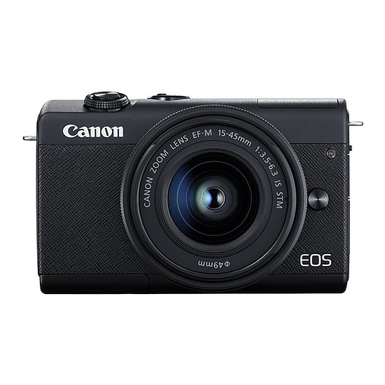 Appareil photo hybride Canon EOS M200 Noir + EF-M 15-45 mm IS STM