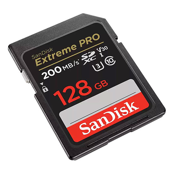 Carte SD SanDisk Extreme Pro SDHC UHS-I  128 Go    (SDSDXXD-128G-GN4IN) - Autre vue