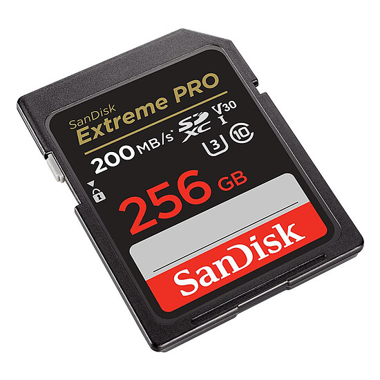 Carte SD SanDisk Extreme Pro SDHC UHS-I  256 Go    (SDSDXXD-256G-GN4IN) - Autre vue