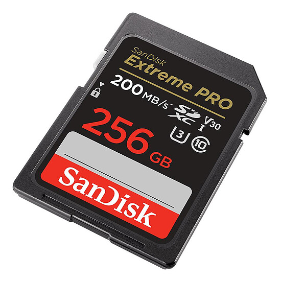 Carte SD SanDisk Extreme Pro SDHC UHS-I  256 Go    (SDSDXXD-256G-GN4IN) - Autre vue