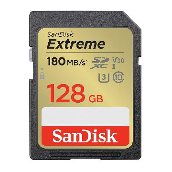 Carte mémoire SanDisk Extreme SDXC UHS-I  128 Go