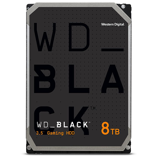 Disque dur interne Western Digital WD Black - 8 To - 256 Mo