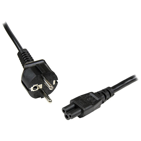 Câble Secteur Startech.com Câble d'alimentation tripolaire noir - 1 m