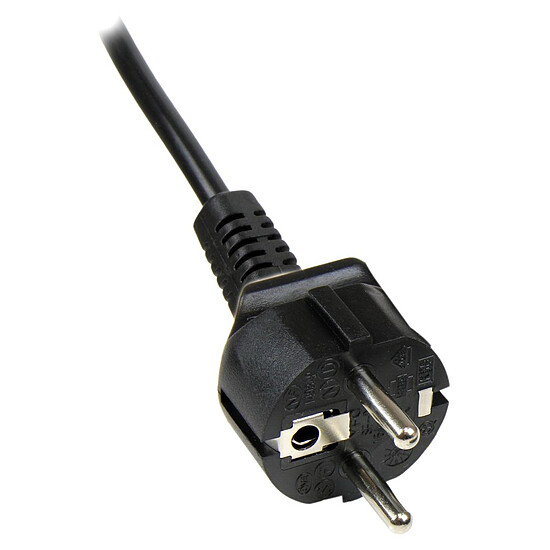 Câble Secteur Startech.com Câble d'alimentation tripolaire noir - 1 m - Autre vue