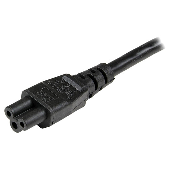 Câble Secteur Startech.com Câble d'alimentation tripolaire noir - 1 m - Autre vue