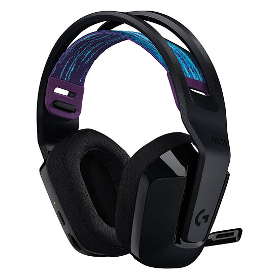 Casque micro Logitech G G535 Lightspeed - Noir - Autre vue