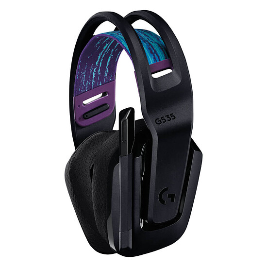 Casque micro Logitech G G535 Lightspeed - Noir - Autre vue