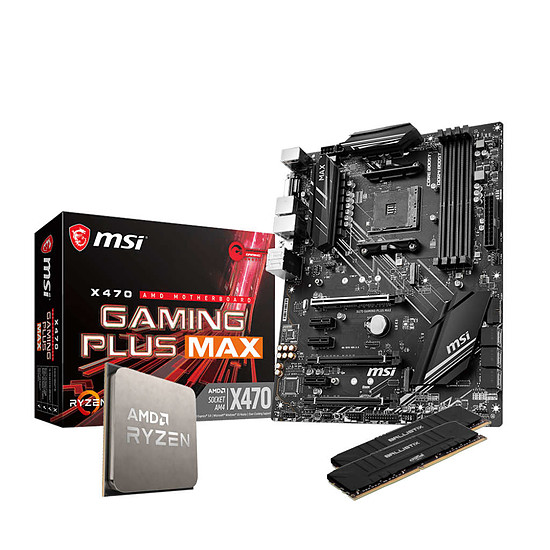 Kit upgrade PC AMD Ryzen 5 3600 - MSI X470 - RAM 16 Go 3200 MHz
