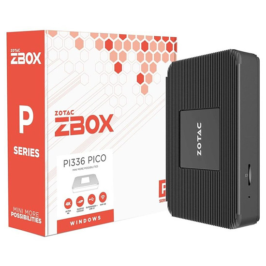 PC de bureau ZOTAC ZBOX PI336 Pico - Windows 10 Pro