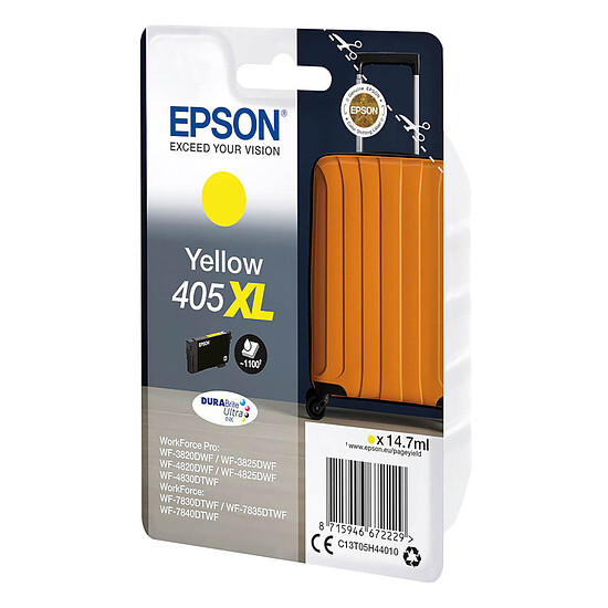 Cartouche d'encre Epson Valise 405XL Jaune - Autre vue