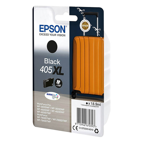 Cartouche d'encre Epson Valise 405XL Noir - Autre vue