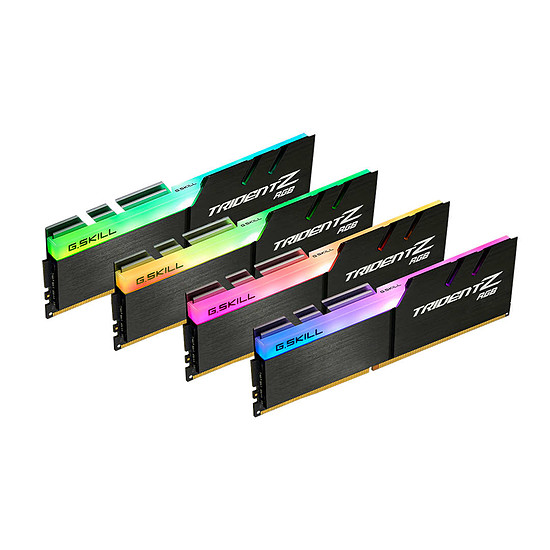 Mémoire G.Skill Trident Z RGB - 4 x 16 Go (64 Go) - DDR4 3600 MHz - CL14
