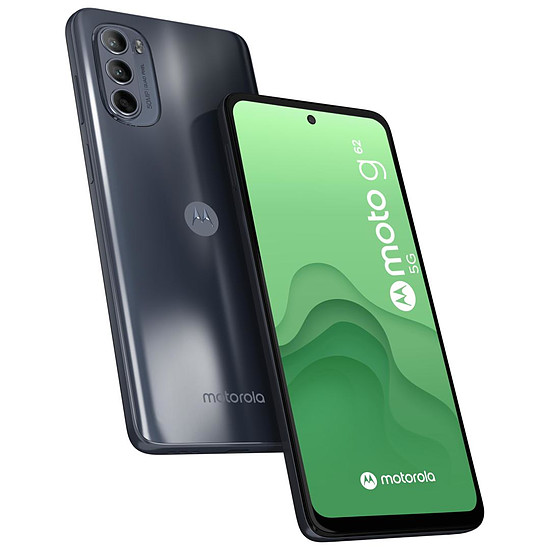 Smartphone et téléphone mobile Motorola Moto G62 5G Gris
