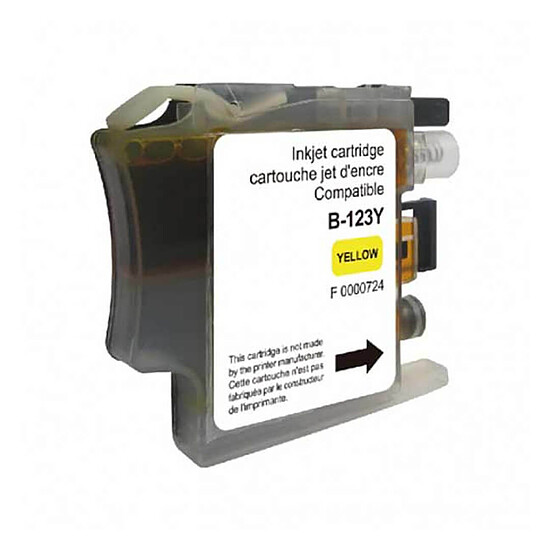 Cartouche d'encre UPrint B-123 - Jaune - Autre vue