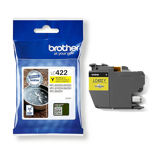 Cartouche d'encre Brother LC422Y Jaune - Autre vue