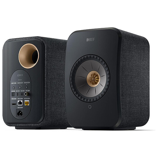 Enceintes HiFi / Home-Cinéma KEF LSX II - Noir Carbone - Autre vue