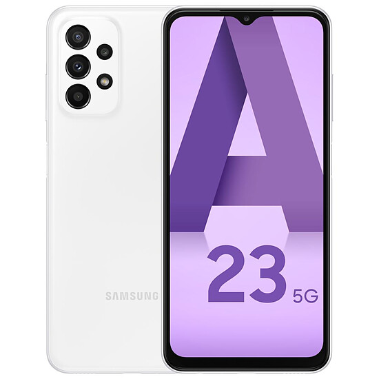 Smartphone Samsung Galaxy A23 5G (Blanc) - 128 Go - 4 Go