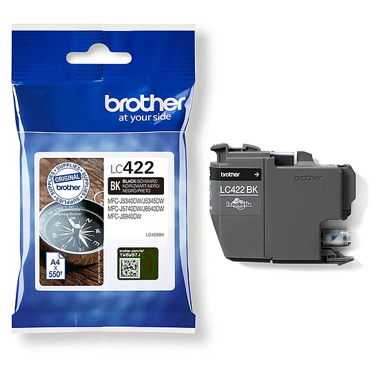 Cartouche d'encre Brother LC422BK Noir - Autre vue