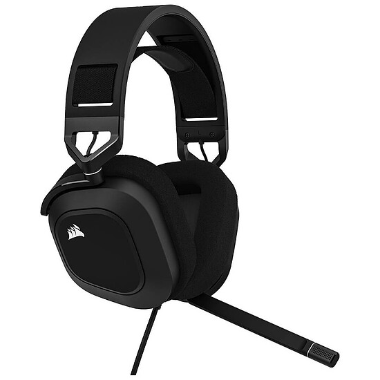 Casque micro Corsair HS80 RGB USB - Noir - Autre vue