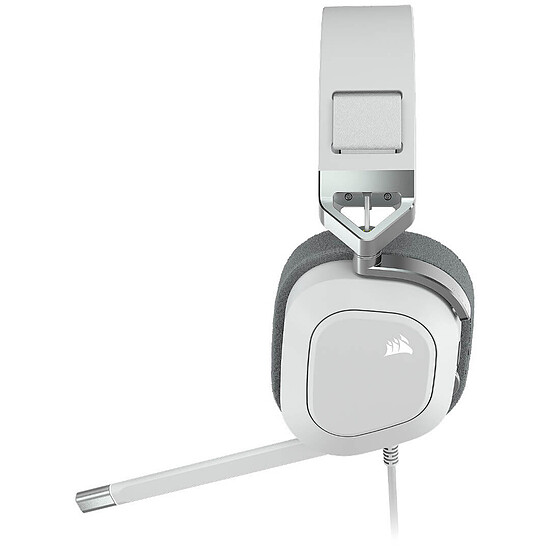 Casque micro Corsair HS80 RGB USB - Blanc - Autre vue