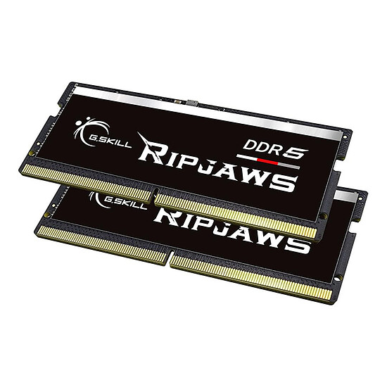 Mémoire RAM G.Skill Ripjaws SO-DIMM - 2 x 32 Go (64 Go) - DDR5 4800 MHz - CL40 - Autre vue