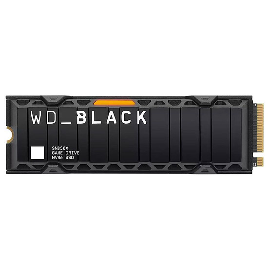 Disque SSD WD_BLACK SN850X - 1 To - Avec dissipateur thermique