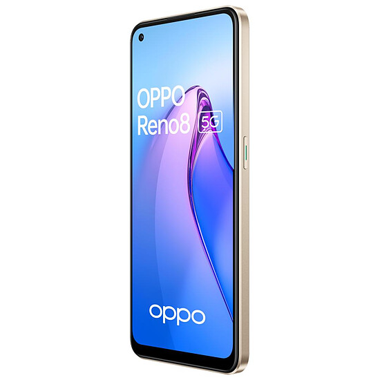 Smartphone reconditionné Oppo Reno 8 5G Or - 256 Go - 8 Go · Reconditionné - Autre vue