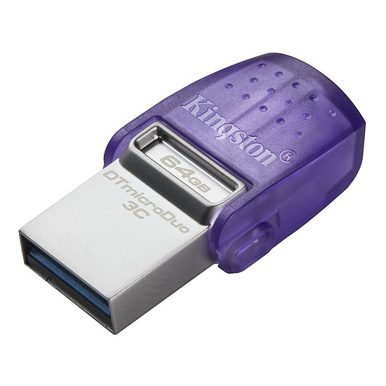 Clé USB Kingston DataTraveler microDuo 3C Gen3 64 Go