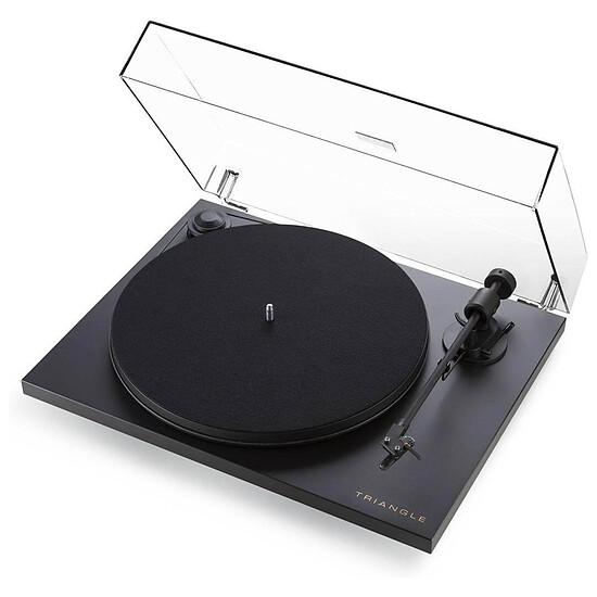 Platine Vinyle Triangle Lunar 1 - Manuelle, 33/45 Tours - Cellule OM-5E Intégrée - Conception Européenne