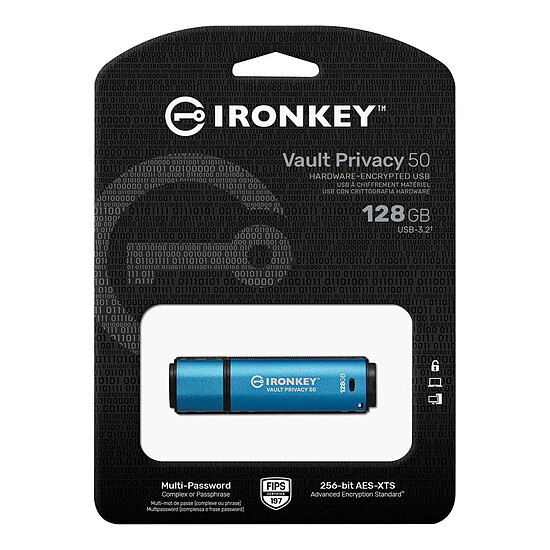 Clé USB Kingston IronKey Vault Privacy 50 128 Go - Autre vue