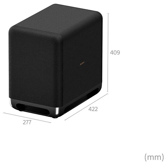 Subwoofer / Caisson de basses Sony SA-SW5 - Autre vue