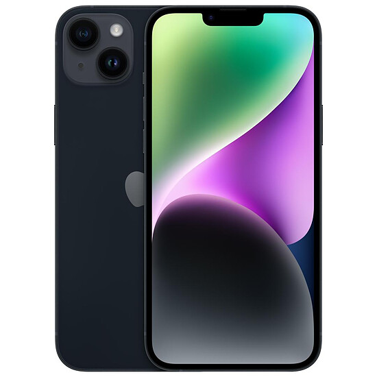 Smartphone reconditionné Apple iPhone 14 Plus Minuit - 256 Go · Reconditionné - Autre vue