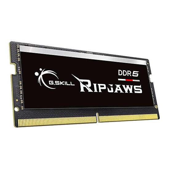 Mémoire RAM G.Skill Ripjaws SO-DIMM - 1 x 16 Go (16 Go) - DDR5 4800 MHz - CL40 - Autre vue