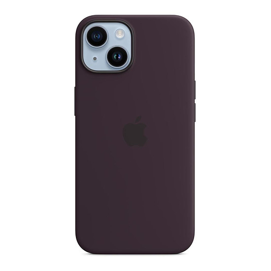 Coque et housse Apple Coque en silicone avec MagSafe pour iPhone 14 - Baie de sureau