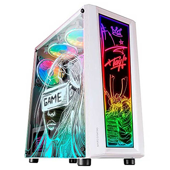 Boîtier PC Mars Gaming MC-ART - Blanc - Autre vue