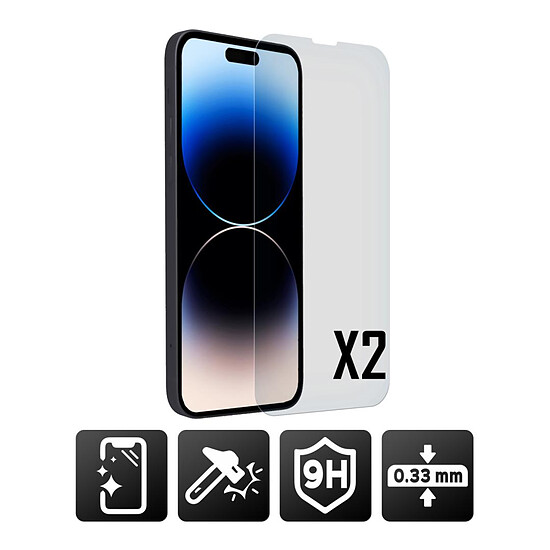 Protection d'écran Akashi Film Verre Trempé Premium - Apple iPhone 14 Pro - Autre vue