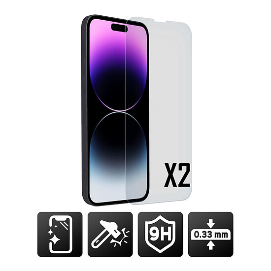 Protection d'écran Akashi Film Verre Trempé Premium - Apple iPhone 14 Pro Max - Autre vue